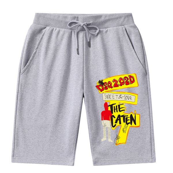 dsq2 shorts youth straight slightly elastic popular sports pants summer capris men's cotton shorts, White;black
dsq2 shorts youth straight slightly elastic popular sports pants summer capris men's cotton shorts, White;black