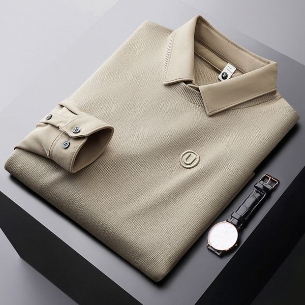 high end autumn and wintercollar fake two sweaters men's slim collar embroidered shirt, White;black
high end autumn and wintercollar fake two sweaters men's slim collar embroidered shirt, White;black