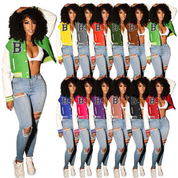 women jackets designer fashion press button baseball jacket in autumn and winter double thread coat 12 colours s-xxl, Black;brown
women jackets designer fashion press button baseball jacket in autumn and winter double thread coat 12 colours s-xxl, Black;brown