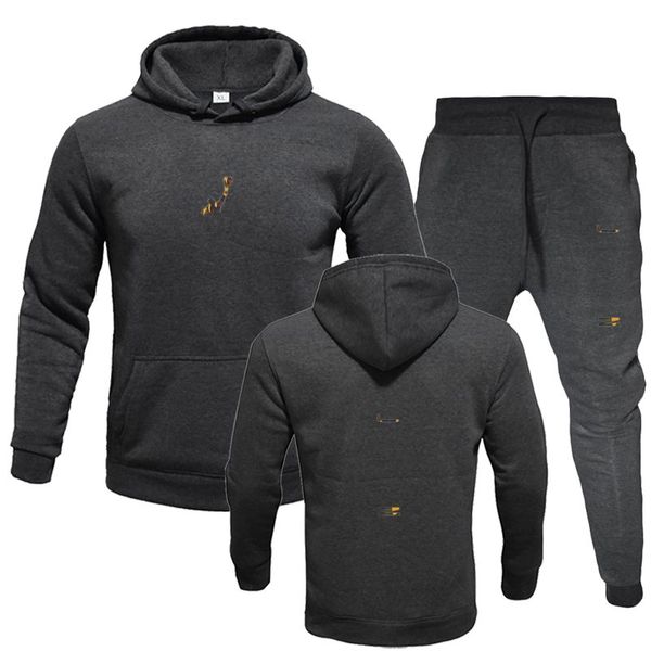 sweatpants and hoodie set tracksuit men hooded sweatshirt pants pullover hoodiesuit casual men clothes, Gray
sweatpants and hoodie set tracksuit men hooded sweatshirt pants pullover hoodiesuit casual men clothes, Gray