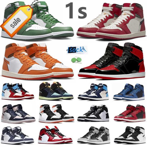 1s 1 mens basketball shoes sneaker lost found gorge green yellow toe starfish bred patent dark mocha grey fog denim newstalgia toe men women
1s 1 mens basketball shoes sneaker lost found gorge green yellow toe starfish bred patent dark mocha grey fog denim newstalgia toe men women