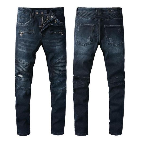 jeans designer mens denim amirs embroidery pants fashion holes trouser hip hop distressed zipper trousers for male yh13, Blue
jeans designer mens denim amirs embroidery pants fashion holes trouser hip hop distressed zipper trousers for male yh13, Blue