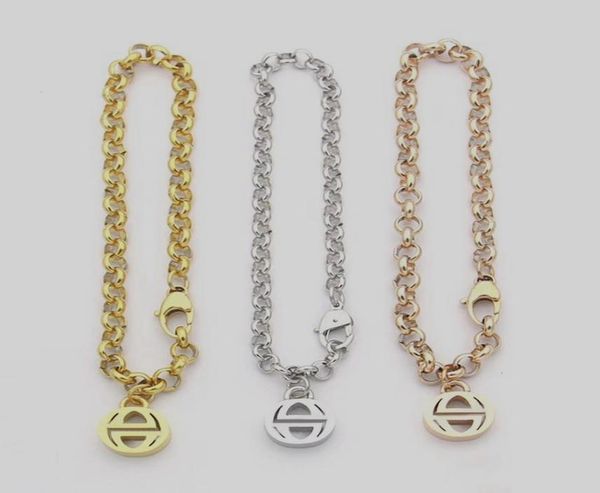 europe america fashion style men lady women titanium steel 18k gold thick chain bracelet with g initials heart pentagram charm 3 c3381584, Golden;silver
europe america fashion style men lady women titanium steel 18k gold thick chain bracelet with g initials heart pentagram charm 3 c3381584, Golden;silver