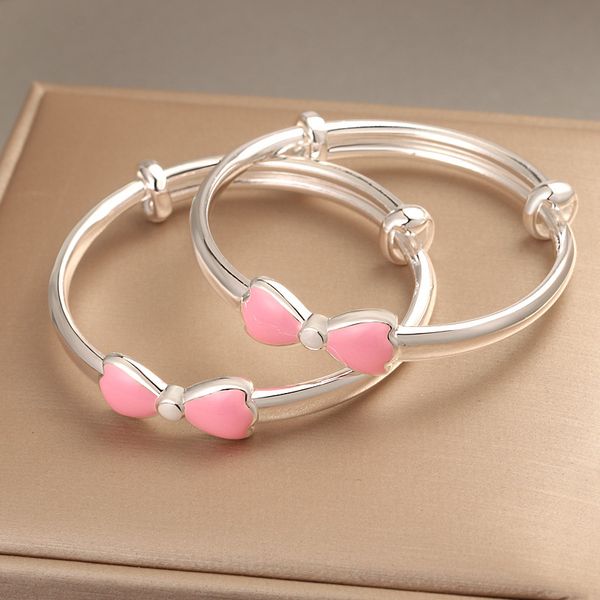 lovely baby bangles bracelets allergic adjustable open size 999 silver pink bow baby girls bangles nice birthday gift, Black
lovely baby bangles bracelets allergic adjustable open size 999 silver pink bow baby girls bangles nice birthday gift, Black