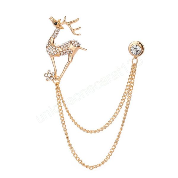 mens chain brooches delicate vintage elk head wedding dress party suit shirt jean collar tassel chain lapel pin accessory, Gray
mens chain brooches delicate vintage elk head wedding dress party suit shirt jean collar tassel chain lapel pin accessory, Gray