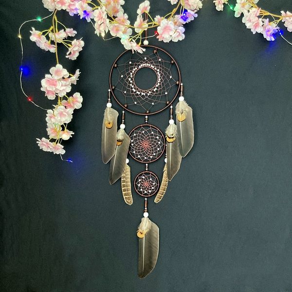 3 hoop dream catcher decorative objects wall hanging feather decoration pendant christmas gift 1222600
3 hoop dream catcher decorative objects wall hanging feather decoration pendant christmas gift 1222600