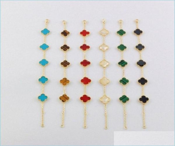 chain fashion womens luxury designer chain bracelet five flowers fourleaf clover bracelets 18k gold jewelry drop delivery 2022 dhy1860296, Black
chain fashion womens luxury designer chain bracelet five flowers fourleaf clover bracelets 18k gold jewelry drop delivery 2022 dhy1860296, Black