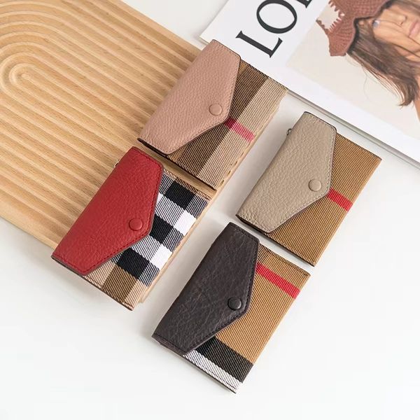 fashion women's purse simple texture new classic short compact card bag zero purse two-in-one thin and portable, Red;black
fashion women's purse simple texture new classic short compact card bag zero purse two-in-one thin and portable, Red;black