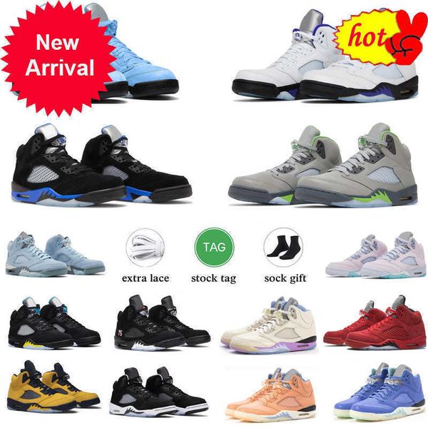 og 2023 high jumpman 5 retro basketball shoes men 5s green bean dark concord racer blue raging bull red suede jade horizon sail what the eas
og 2023 high jumpman 5 retro basketball shoes men 5s green bean dark concord racer blue raging bull red suede jade horizon sail what the eas