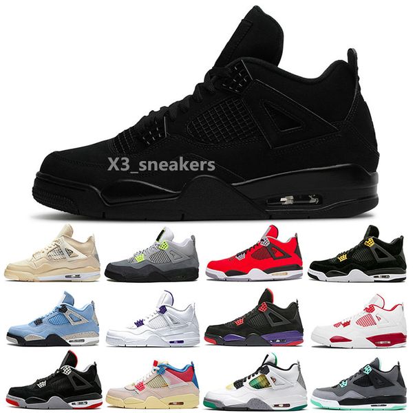 2022 wholesale jumpman 4 4s men womens basketball shoes white cement cactus jack neon court purple bred mens trainers sports sneakers 36-46
2022 wholesale jumpman 4 4s men womens basketball shoes white cement cactus jack neon court purple bred mens trainers sports sneakers 36-46