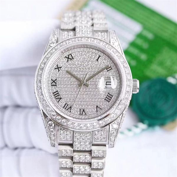 designer watches 41mm built-in 3255 automatic mechanical movement convex lens calendar display luxury mens watches diamond watch213n, Slivery;brown
designer watches 41mm built-in 3255 automatic mechanical movement convex lens calendar display luxury mens watches diamond watch213n, Slivery;brown