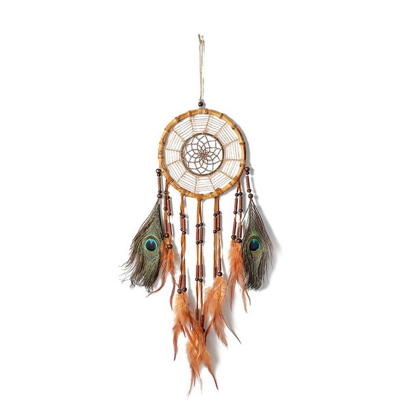 18 cm peacock dream catcher resin hemp thread craft national wind balcony decoration 1223042
18 cm peacock dream catcher resin hemp thread craft national wind balcony decoration 1223042