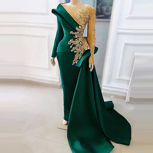 dark green evening dresses scoop sheer neck long sleeves mermaid beads appliques side train african women prom party gowns, Black;red
dark green evening dresses scoop sheer neck long sleeves mermaid beads appliques side train african women prom party gowns, Black;red