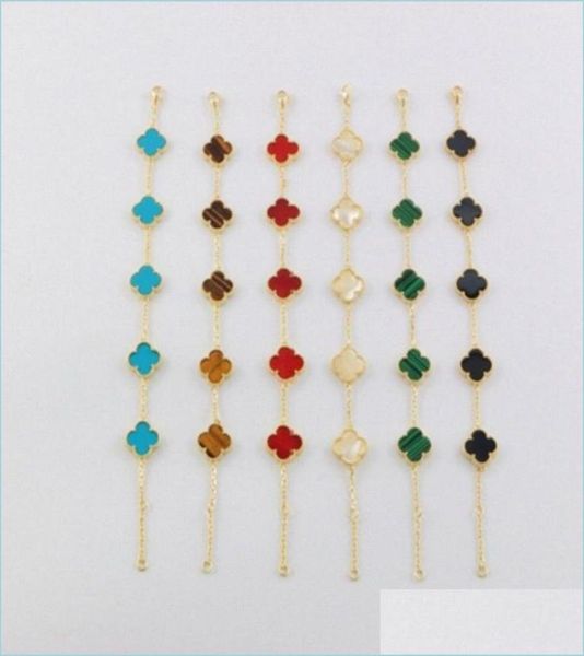 chain fashion womens luxury designer chain bracelet five flowers fourleaf clover bracelets 18k gold jewelry drop delivery 2022 dhy5128687, Black
chain fashion womens luxury designer chain bracelet five flowers fourleaf clover bracelets 18k gold jewelry drop delivery 2022 dhy5128687, Black