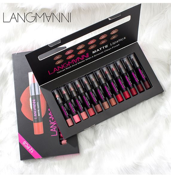 12 colors matte waterproof velvet nude lipstick red brown long lasting pigments makeup set for women gift
12 colors matte waterproof velvet nude lipstick red brown long lasting pigments makeup set for women gift