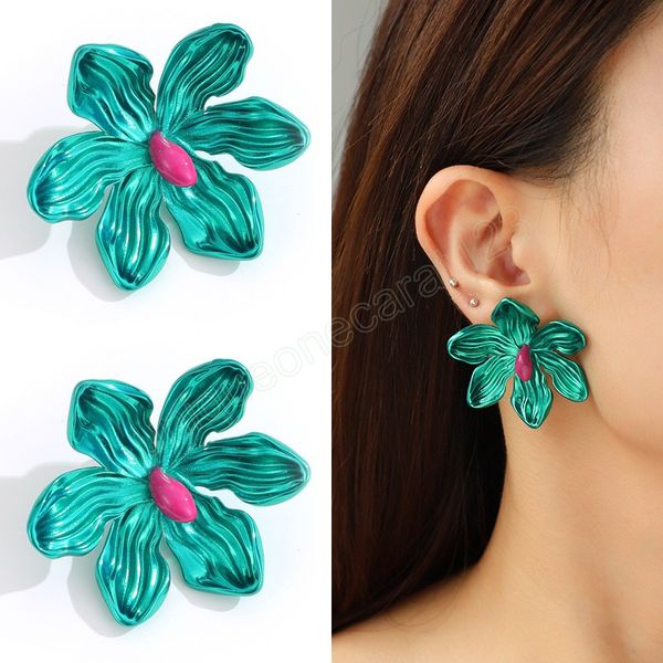 korean style cute flower stud earrings for women fashion statement earrings woman jewelry colorful earrings, Golden;silver
korean style cute flower stud earrings for women fashion statement earrings woman jewelry colorful earrings, Golden;silver