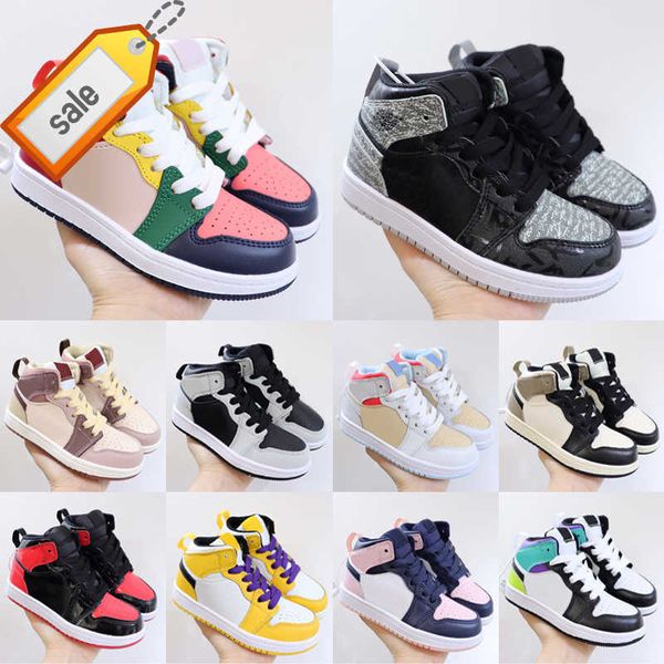 jumpman kids 1 high basketball shoes royal obsidian chicago jordon 1s designer skateboard shoes toddler boys girls sneakers children sports, Black;red
jumpman kids 1 high basketball shoes royal obsidian chicago jordon 1s designer skateboard shoes toddler boys girls sneakers children sports, Black;red