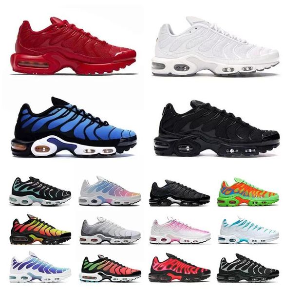 Image of Tn Plus SE Professional Trainers Running shoes Triple black white Blue Fury Sup Fire Pink Mean Green Miami Vice Men&#039;s Women&#039;s Hotsale TNS Sports Sneakers Ultra airs shoe