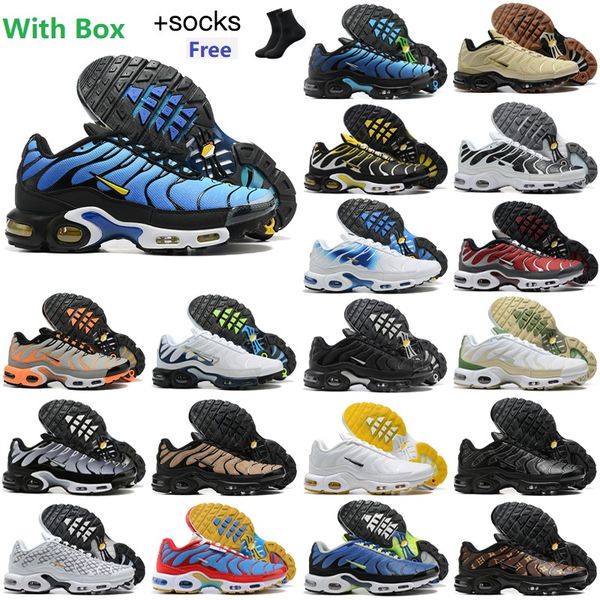 2023 tn plus mens shoes triple white black multi hyper blue voltage purple scream green men women trainer sports sneakers size 40-46
2023 tn plus mens shoes triple white black multi hyper blue voltage purple scream green men women trainer sports sneakers size 40-46