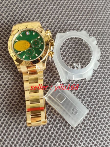 n f men's eta watche 116508 cosmograph folding machine luxury fashionchronograph golden green dial watch automatic 40mm cal 4130 moveme, Slivery;brown
n f men's eta watche 116508 cosmograph folding machine luxury fashionchronograph golden green dial watch automatic 40mm cal 4130 moveme, Slivery;brown