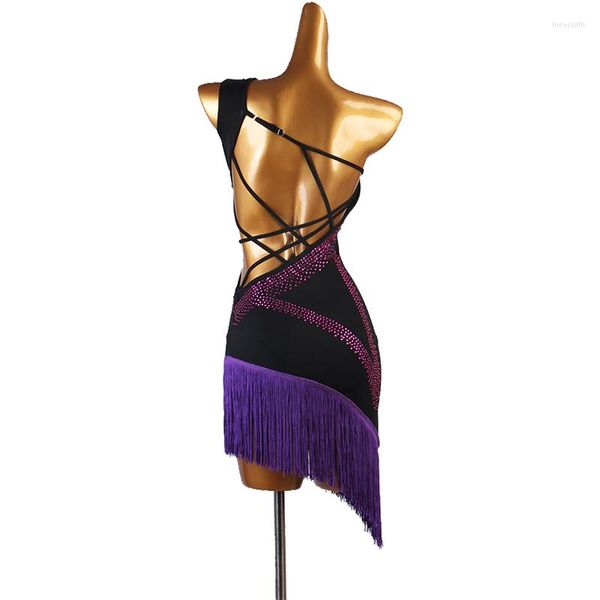 stage wear girls modern ballroom latin dance dress tassel salsa tango performance lq222, Black;red
stage wear girls modern ballroom latin dance dress tassel salsa tango performance lq222, Black;red