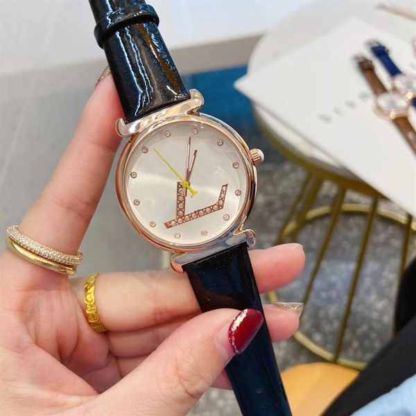 brand watches for women girls crystal big letters style leather strap quartz wrist watch l40224s, Slivery;brown
brand watches for women girls crystal big letters style leather strap quartz wrist watch l40224s, Slivery;brown