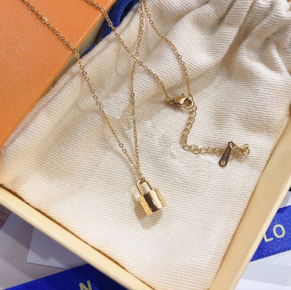 exquisite international lock pendant necklaces fashion women gold plated necklace high end design long chain designer jewelry selected, Silver
exquisite international lock pendant necklaces fashion women gold plated necklace high end design long chain designer jewelry selected, Silver
