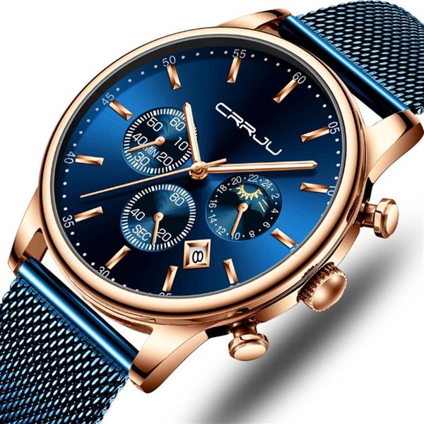 crrju 2266 quartz mens watch selling casual personality watches fashion popular student wristwatches with stainless steel band245f, Slivery;brown
crrju 2266 quartz mens watch selling casual personality watches fashion popular student wristwatches with stainless steel band245f, Slivery;brown