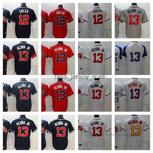 2022 new college baseball wears 12 jorge soler 13ronald acuna jr. 24 deion sanders jersey size s--xxxl, Black
2022 new college baseball wears 12 jorge soler 13ronald acuna jr. 24 deion sanders jersey size s--xxxl, Black