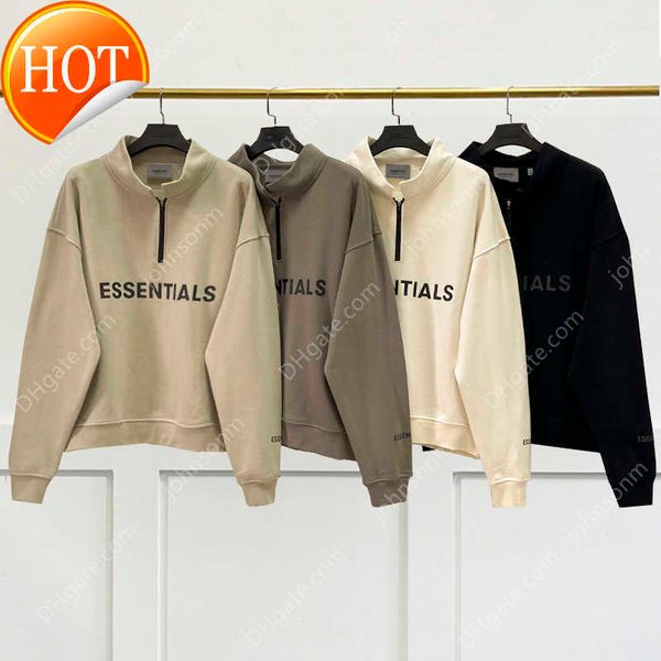 fashion half-zip stand sweatshirt hoodie hip hop pullover turndown collar streetwear, Black
fashion half-zip stand sweatshirt hoodie hip hop pullover turndown collar streetwear, Black