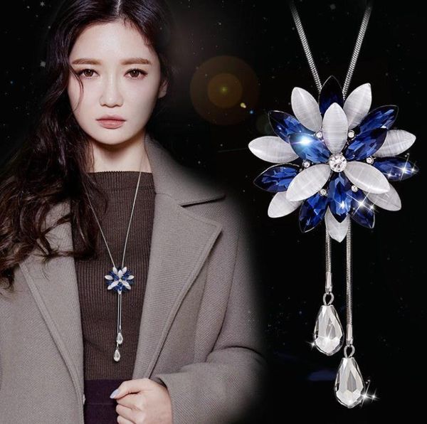 flower sweater chain women's senior sense pendant long necklace new tassel accessories wholesale, Silver
flower sweater chain women's senior sense pendant long necklace new tassel accessories wholesale, Silver