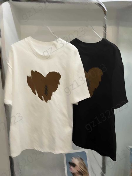 womens t-shirts cotton breathable t-shirt heart logo printing short sleeve tees classic crew neck loose pullover casual joker women apparel, White
womens t-shirts cotton breathable t-shirt heart logo printing short sleeve tees classic crew neck loose pullover casual joker women apparel, White