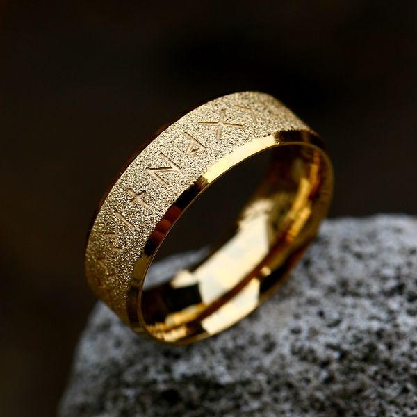 fashion men stainless steel punk ring religion retro lettering viking alphabet men's s and women's rings jewelry, Golden;silver
fashion men stainless steel punk ring religion retro lettering viking alphabet men's s and women's rings jewelry, Golden;silver