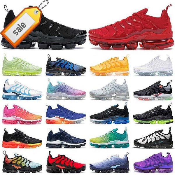 2022 tn plus men women running shoes triple red black barely volt tennis ball atlanta berry royal fresh hyper blue mens trainers outdoor
