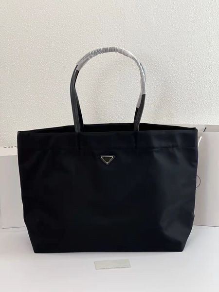 2022 ladies large brand bag shopping bag fashion recycled nylon tote shoulder luxury designer handbag