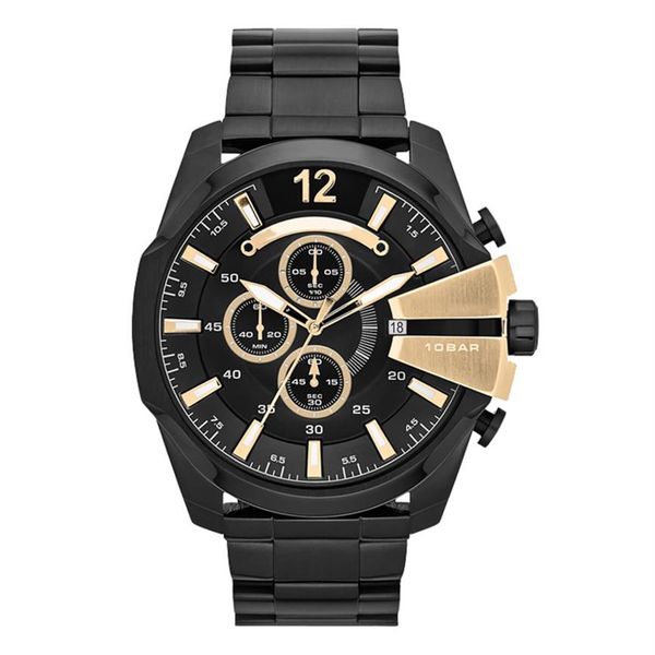 fashion brand men big case mutiple dials stainless steel band date quartz wrist watch 4338222w, Slivery;brown
fashion brand men big case mutiple dials stainless steel band date quartz wrist watch 4338222w, Slivery;brown