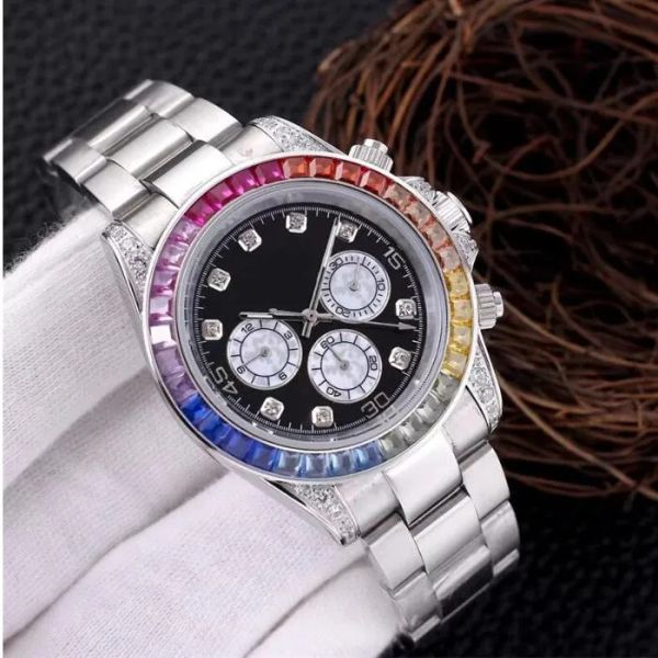 2023 u1 grade aaa 40mm men's watch automatic mechanical movement rubber/steel rainbow diamond bezel sapphire waterproof wristwatches, Slivery;brown
2023 u1 grade aaa 40mm men's watch automatic mechanical movement rubber/steel rainbow diamond bezel sapphire waterproof wristwatches, Slivery;brown