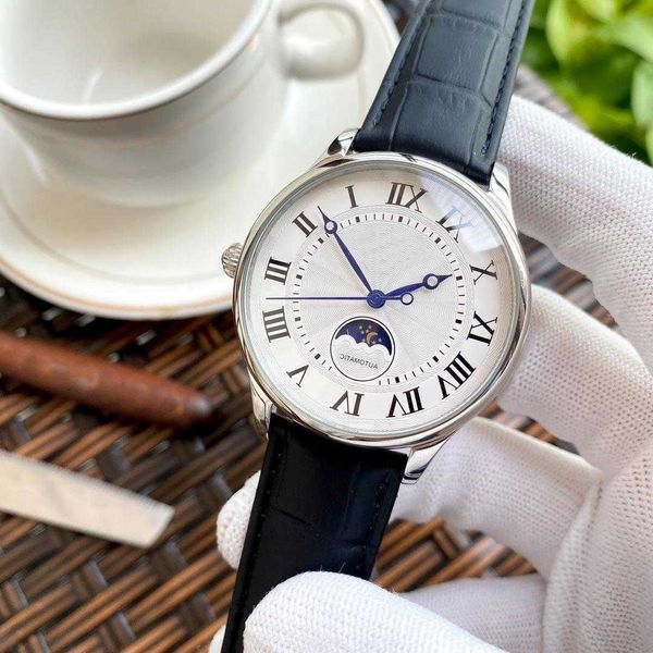 classic mens watches automatic mechanical movement watch 42mm fashion business wristwatch, Slivery;brown
classic mens watches automatic mechanical movement watch 42mm fashion business wristwatch, Slivery;brown