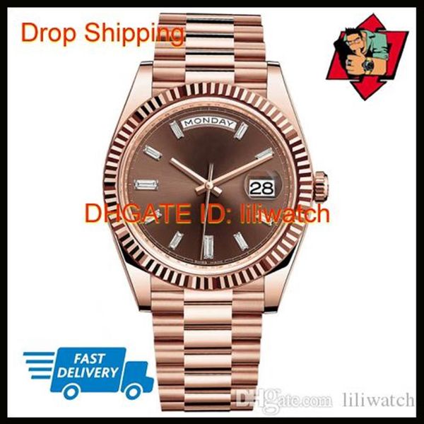 daydate rose gold orologio di lusso watch day-date president automatic watches orologio da polso automatico lusso orologio relo re318t, Slivery;brown
daydate rose gold orologio di lusso watch day-date president automatic watches orologio da polso automatico lusso orologio relo re318t, Slivery;brown