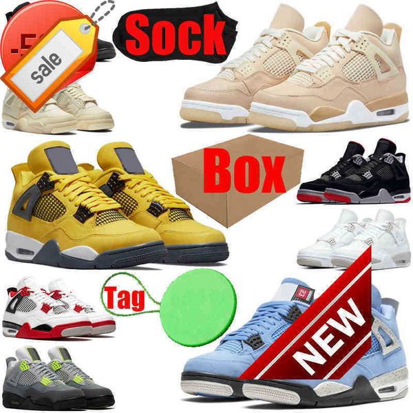 with boots box sock tag 4 4s mens basketball shoes shimmer lightning cactus jack red thunder sail university blue black cat men trainers
with boots box sock tag 4 4s mens basketball shoes shimmer lightning cactus jack red thunder sail university blue black cat men trainers