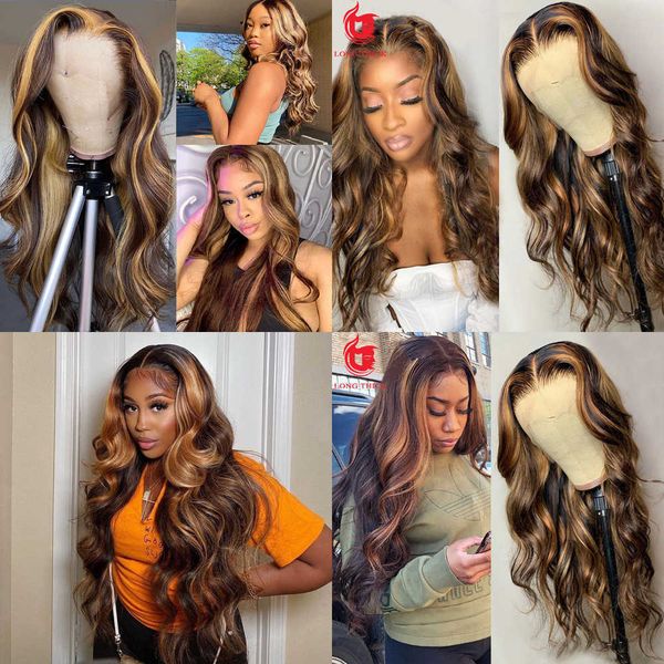 lace wigs highlight human hair ombre front brazilian for black women 30 inch honey blonde body wave 221216, Black;brown
lace wigs highlight human hair ombre front brazilian for black women 30 inch honey blonde body wave 221216, Black;brown