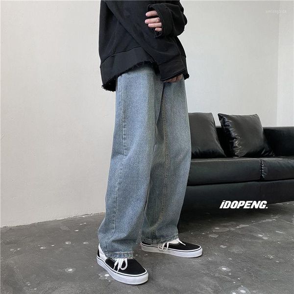 men's jeans men autumn male trousers cozy breathable retro loose all-match korean trendy streetwear students ulzzang chic wide leg 3xl, Blue
men's jeans men autumn male trousers cozy breathable retro loose all-match korean trendy streetwear students ulzzang chic wide leg 3xl, Blue