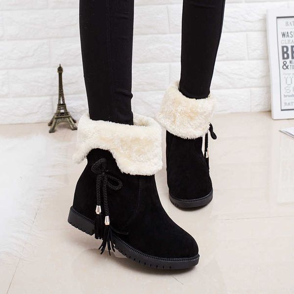 boots women snow non-slip inner elevation with velvet thickened short warm two wear cotton shoes 221215, Black
boots women snow non-slip inner elevation with velvet thickened short warm two wear cotton shoes 221215, Black