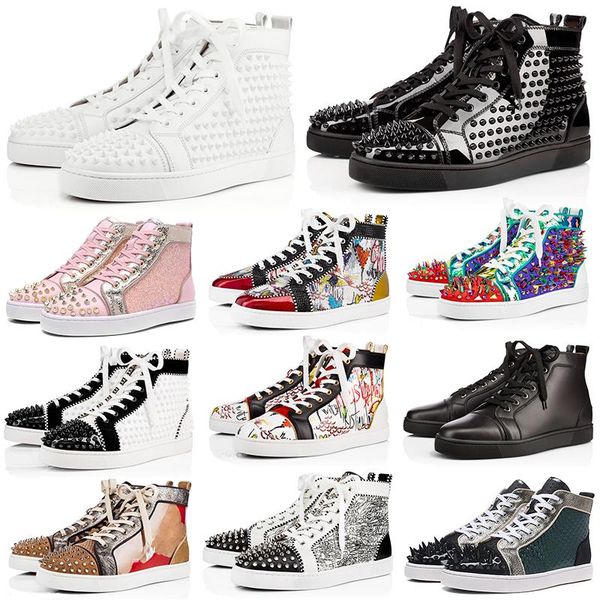 christians red bottomed luxury designer shoes for men women casual chaussures triple black white red rivet spike suede leather flats zps
christians red bottomed luxury designer shoes for men women casual chaussures triple black white red rivet spike suede leather flats zps