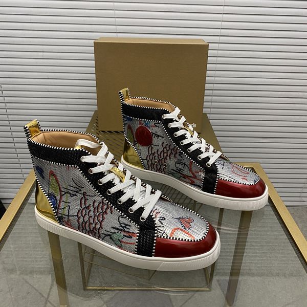 mens stylish studded shoes handcrafted real leather designer rock style red soles shoes luxury fashion womens diamond encrusted casual shoe, Red;white
mens stylish studded shoes handcrafted real leather designer rock style red soles shoes luxury fashion womens diamond encrusted casual shoe, Red;white