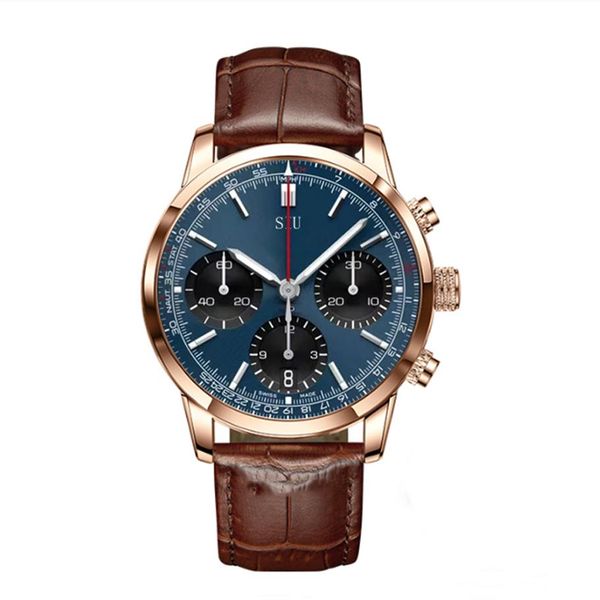 1858 42mm men's watches for business travelers urban explorers neutral wristwatch man japan vk movement quartz watch246b, Slivery;brown
1858 42mm men's watches for business travelers urban explorers neutral wristwatch man japan vk movement quartz watch246b, Slivery;brown