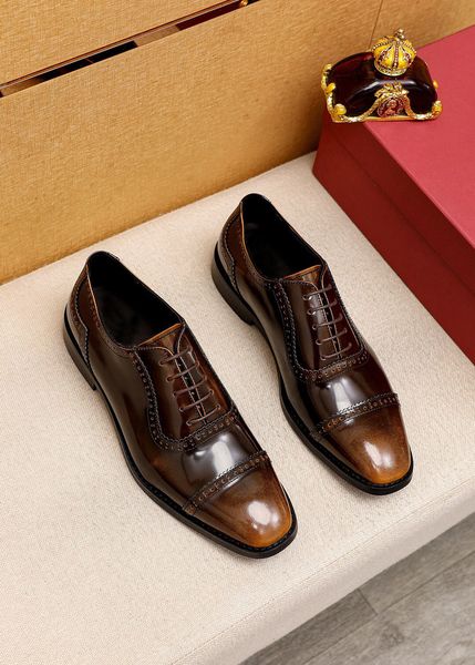 new 2023 men's brand dress shoes men formal business fashion brogue shoes male casual genuine leather wedding party loafers size 38-45, Black
new 2023 men's brand dress shoes men formal business fashion brogue shoes male casual genuine leather wedding party loafers size 38-45, Black