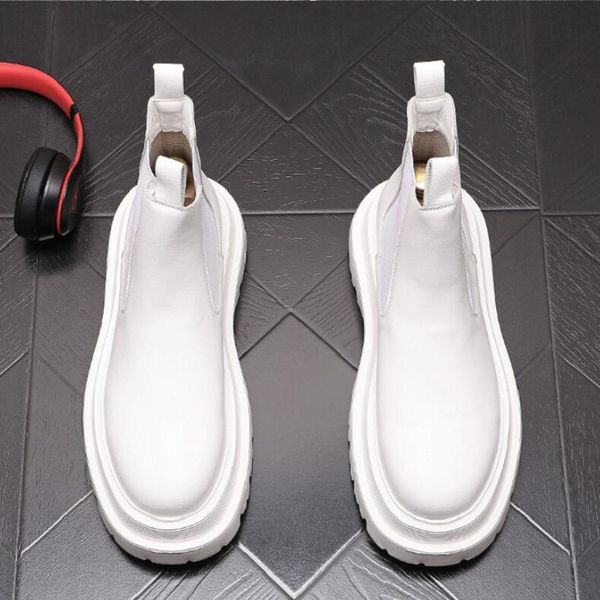 fashion new leather men casual boots high motorcycle chelsea boots young man work shoes zapatillas hombre da013, Black
fashion new leather men casual boots high motorcycle chelsea boots young man work shoes zapatillas hombre da013, Black