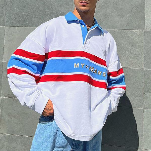 mens designer polos classic shirt popular autumn and winter men's printed loose letter design men polo sweater casual t-shirts, White;black
mens designer polos classic shirt popular autumn and winter men's printed loose letter design men polo sweater casual t-shirts, White;black