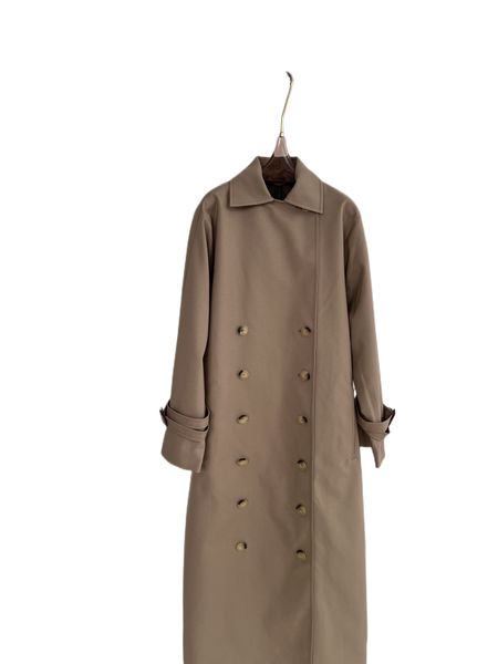 women's outerwear & coats23 early spring new style double breasted generous simple windbreaker coat, Black;brown
women's outerwear & coats23 early spring new style double breasted generous simple windbreaker coat, Black;brown